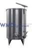 Jacketed, Variable Capacity, Conical Bottom Tanks 1,000 to 2,150 Liter